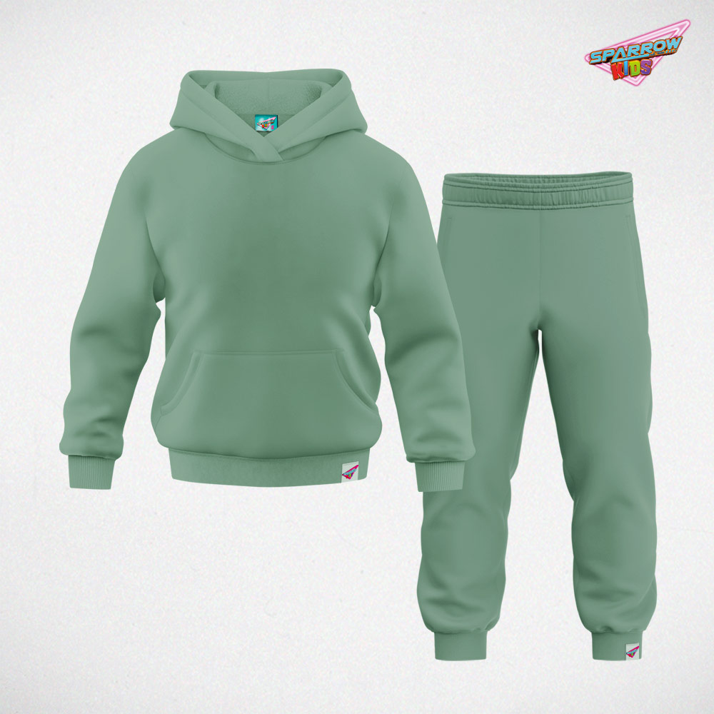 Duksić sa kapuljacom i donji deo trenerke - dečiji