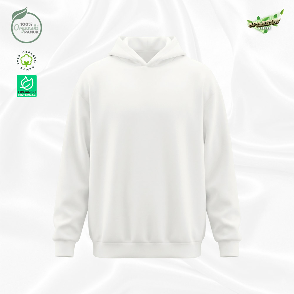 Organic oversized  duks sa kapuljačom