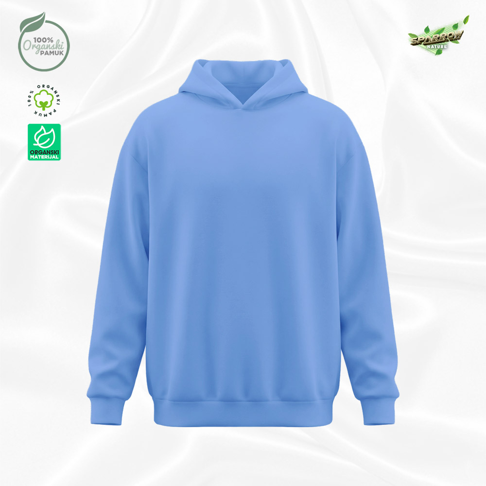 Organic oversized  duks sa kapuljačom