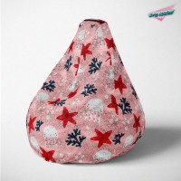 Lazy Bag jumbo - štampani pliš, čupavac
