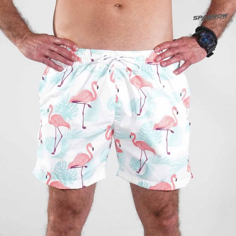 Sparrow šorc za kupanje dezeniran