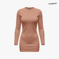 Ženska prolećna haljina dugih rukava uskog kroja