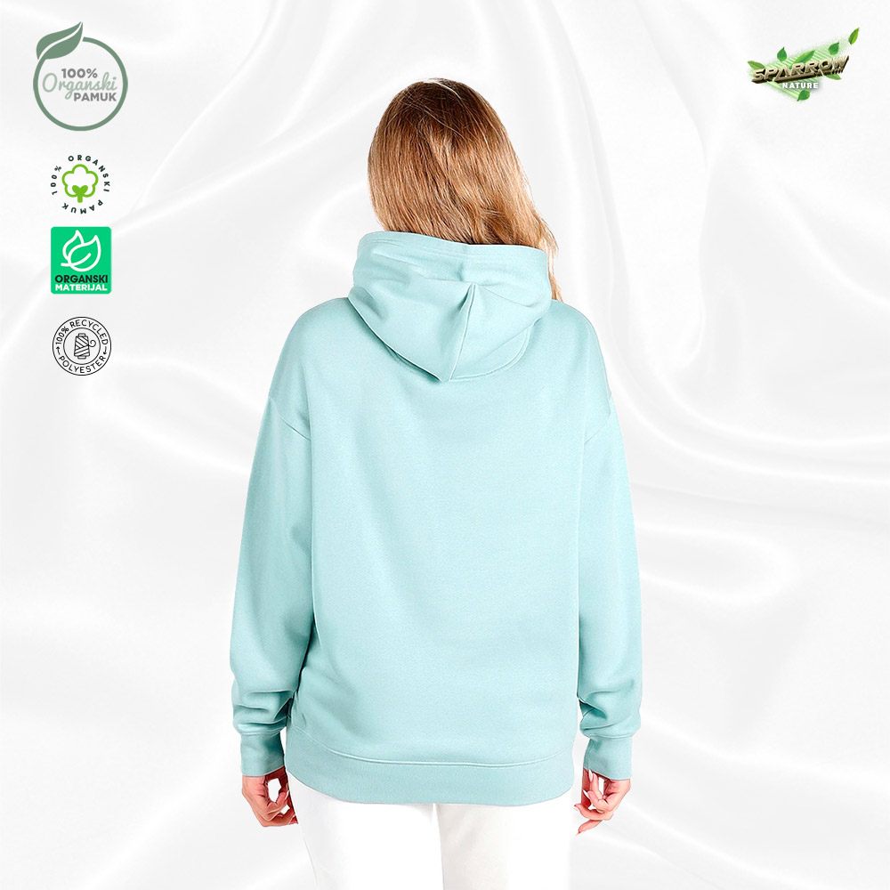 Organic oversized  duks sa kapuljačom