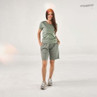 Majica premium i šorc pamučni - ženski