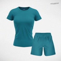 Majica premium i šorc pamučni - ženski