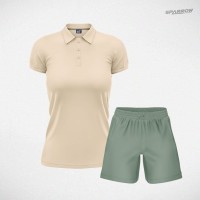 Polo majica i šorc pamučni - ženski Polo majica i šorc pamučni - ženski