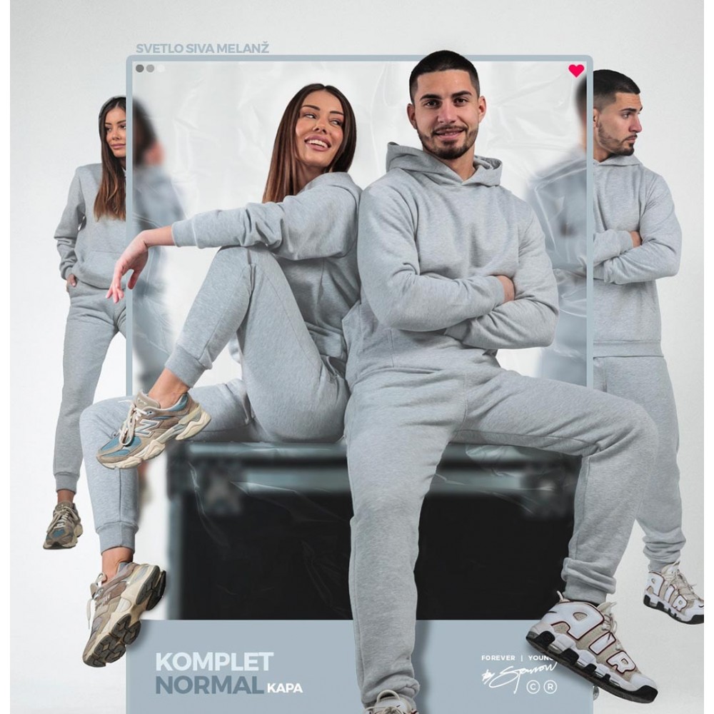 duks  sa kapuljačom i donji deo normal - zenski