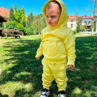 Duksić sa kapuljacom i donji deo trenerke - dečiji