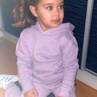 Duksić sa kapuljacom i donji deo trenerke - dečiji