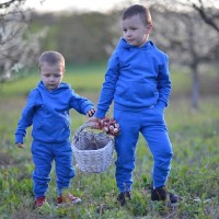 Duksić sa kapuljacom i donji deo trenerke - dečiji