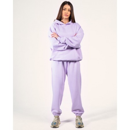 Duks sa kapuljačom oversize i donji deo oversize - ženski