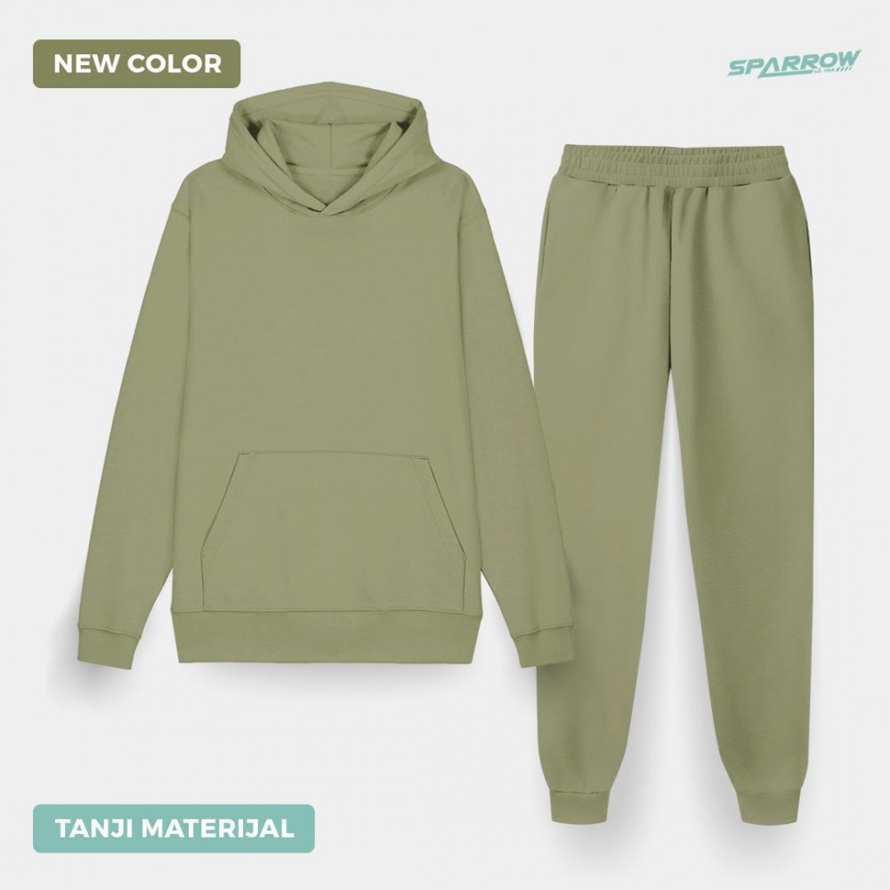 Duks sa kapuljačom i donji deo normal - muški ( tanji materijali )