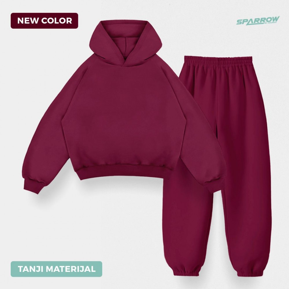 Duks sa kapuljačom oversize i donji deo oversize - muški ( tanji materijal ) Duks sa kapuljačom oversize i donji deo oversize - muški ( tanji materijal )