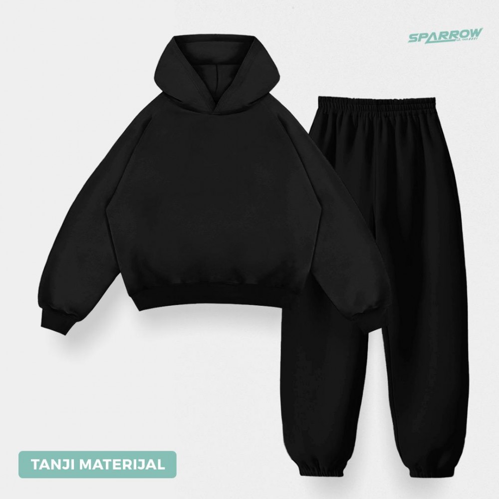 Duks sa kapuljačom oversize i donji deo oversize - muški ( tanji materijal ) Duks sa kapuljačom oversize i donji deo oversize - muški ( tanji materijal )