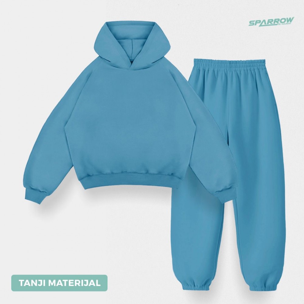 Duks sa kapuljačom oversize i donji deo oversize - muški ( tanji materijal ) Duks sa kapuljačom oversize i donji deo oversize - muški ( tanji materijal )