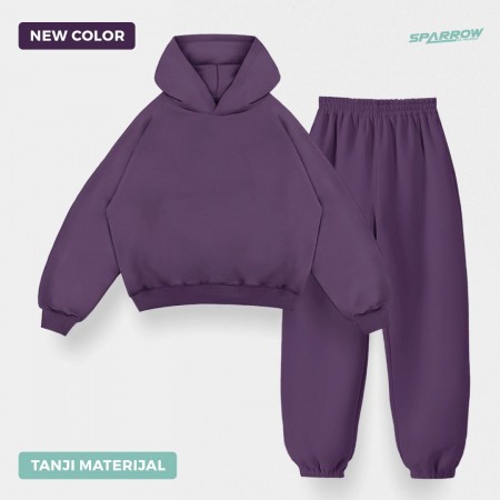 Duks sa kapuljačom oversize i donji deo oversize - muški ( tanji materijal )