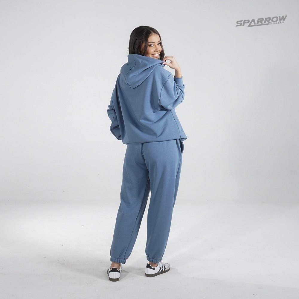 Duks sa kapuljačom oversize i donji deo oversize - ženski ( tanji materijal ) Duks sa kapuljačom oversize i donji deo oversize - ženski ( tanji materijal )