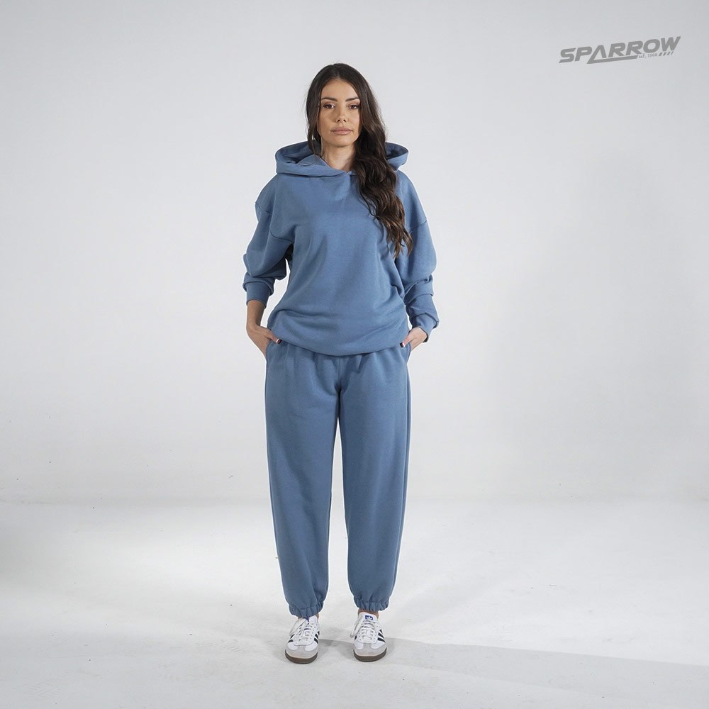 Duks sa kapuljačom oversize i donji deo oversize - ženski ( tanji materijal ) Duks sa kapuljačom oversize i donji deo oversize - ženski ( tanji materijal )
