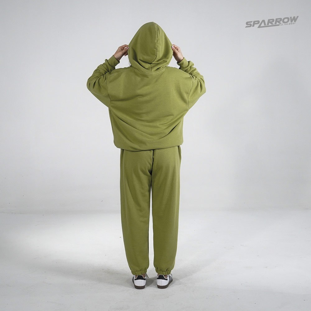 Duks sa kapuljačom oversize i donji deo oversize - ženski ( tanji materijal ) Duks sa kapuljačom oversize i donji deo oversize - ženski ( tanji materijal )
