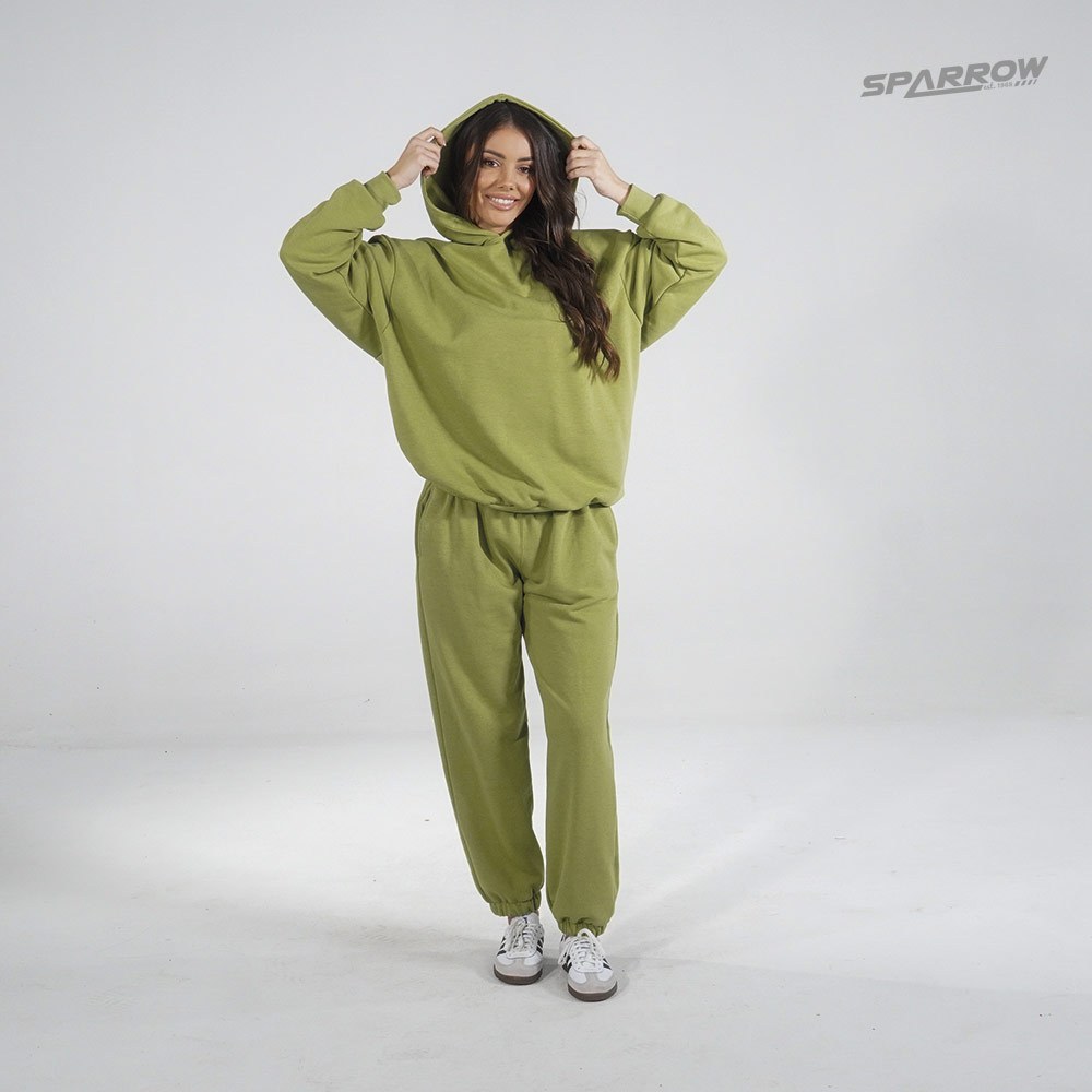 Duks sa kapuljačom oversize i donji deo oversize - ženski ( tanji materijal ) Duks sa kapuljačom oversize i donji deo oversize - ženski ( tanji materijal )