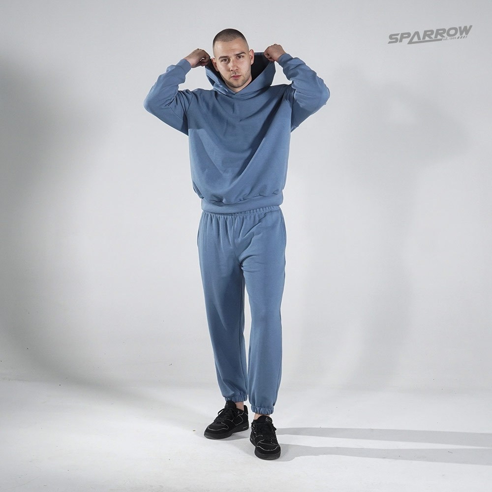 Duks sa kapuljačom oversize i donji deo oversize - muški ( tanji materijal ) Duks sa kapuljačom oversize i donji deo oversize - muški ( tanji materijal )