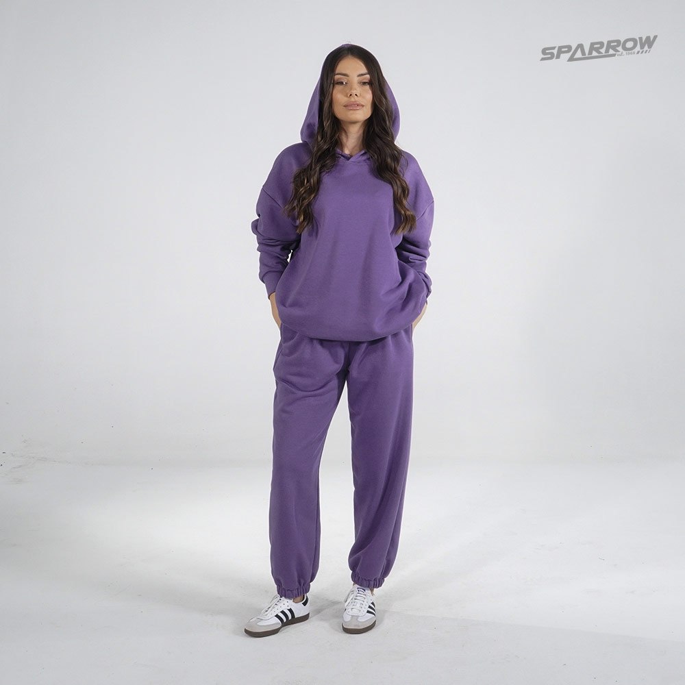 Duks sa kapuljačom oversize i donji deo oversize - ženski ( tanji materijal ) Duks sa kapuljačom oversize i donji deo oversize - ženski ( tanji materijal )