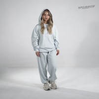 Duks sa kapuljačom oversize i donji deo oversize - ženski ( tanji materijal ) Duks sa kapuljačom oversize i donji deo oversize - ženski ( tanji materijal )