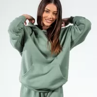 Duks oversize sa kapuljačom 
