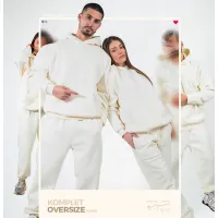 Duks sa kapuljačom oversize i donji deo oversize - muski