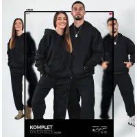 Duks sa kapuljačom oversize i donji deo oversize - muski