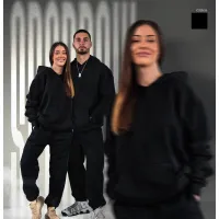 Duks sa kapuljačom oversize i donji deo oversize - muski