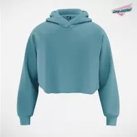 Sparrow Crop Top duks -kapuljača