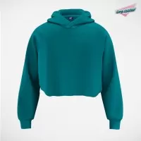 Sparrow Crop Top duks -kapuljača