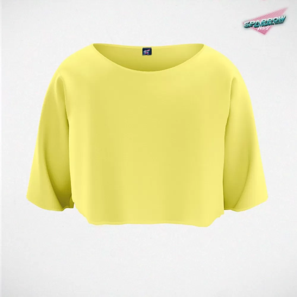 Sparrow Crop Top duks 3/4