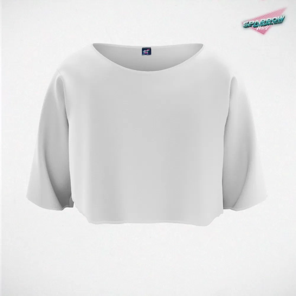 Sparrow Crop Top duks 3/4