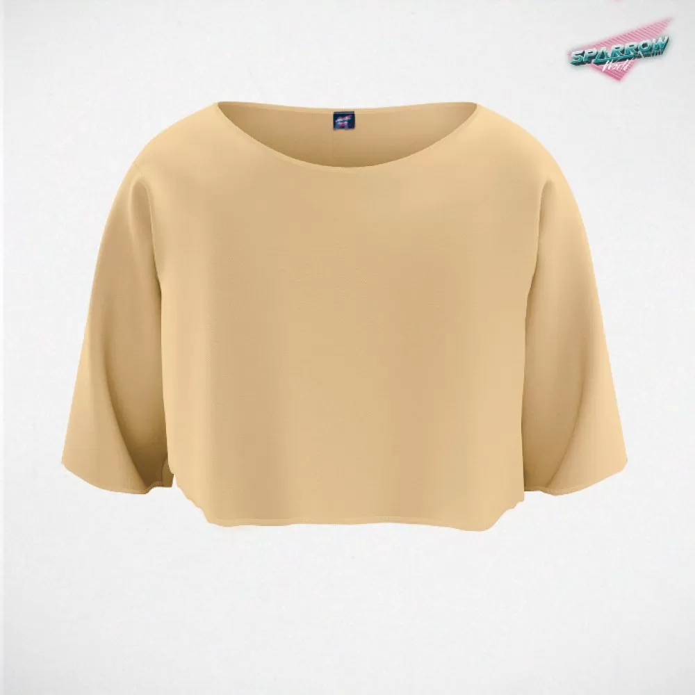 Sparrow Crop Top duks 3/4