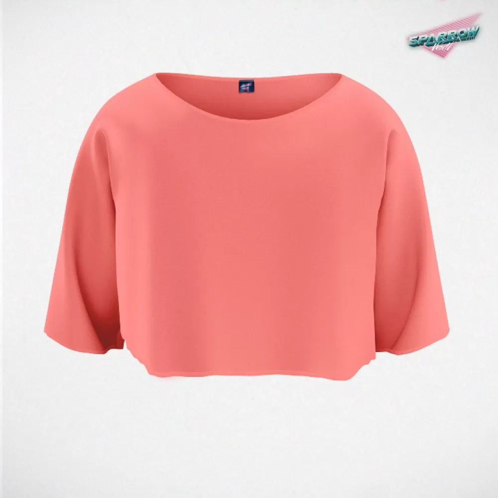Sparrow Crop Top duks 3/4