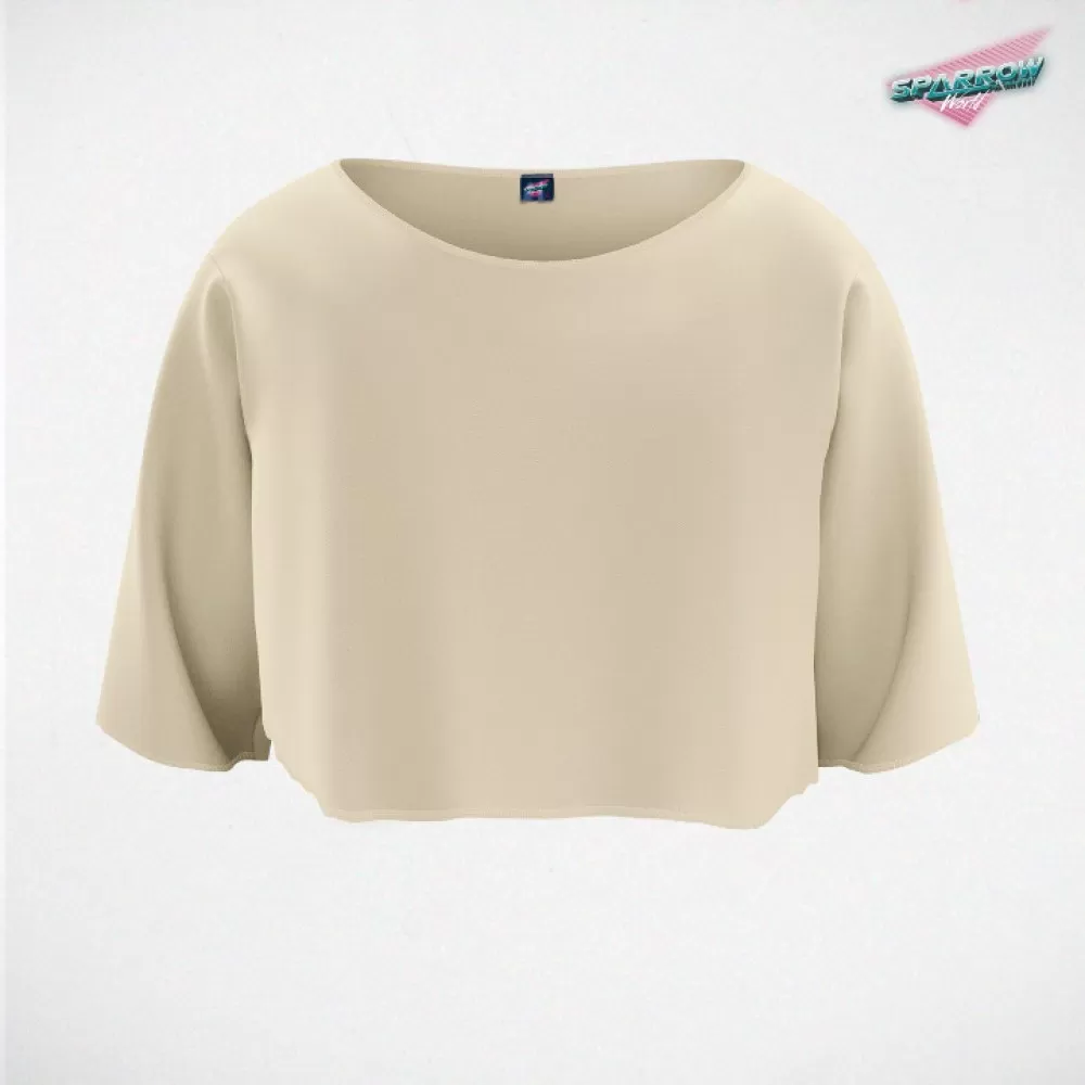 Sparrow Crop Top duks 3/4