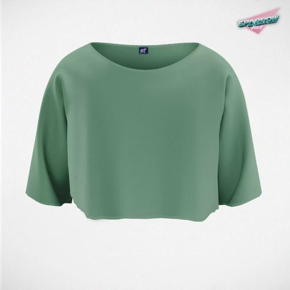 Sparrow Crop Top duks 3/4