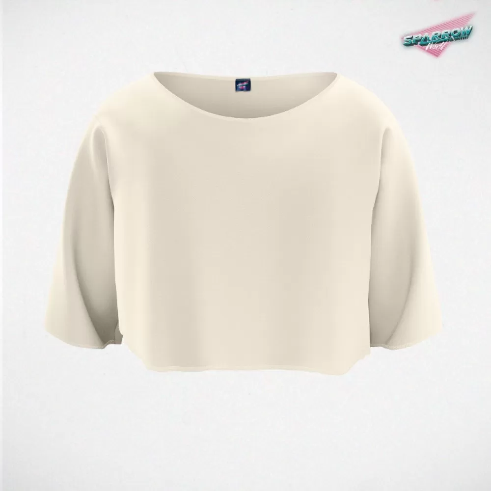 Sparrow Crop Top duks 3/4