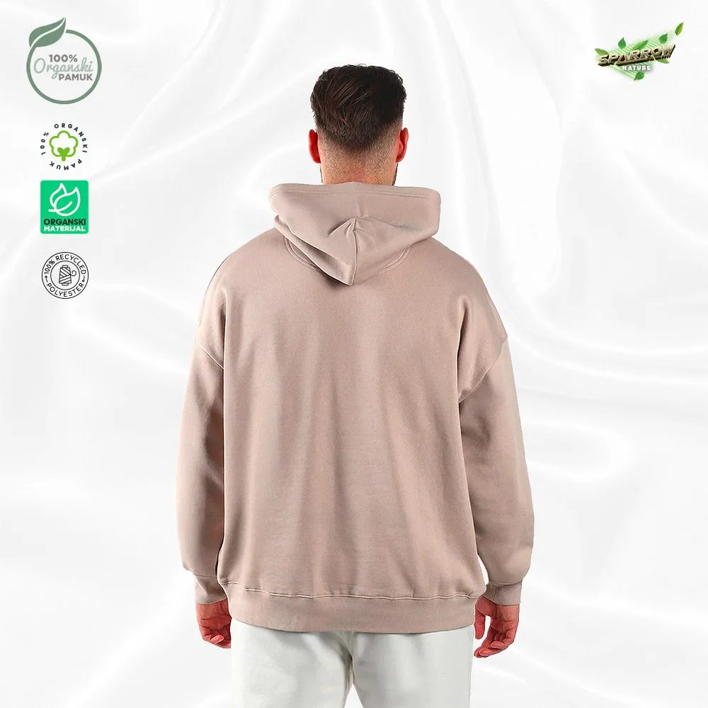 Organic oversized  duks sa kapuljačom