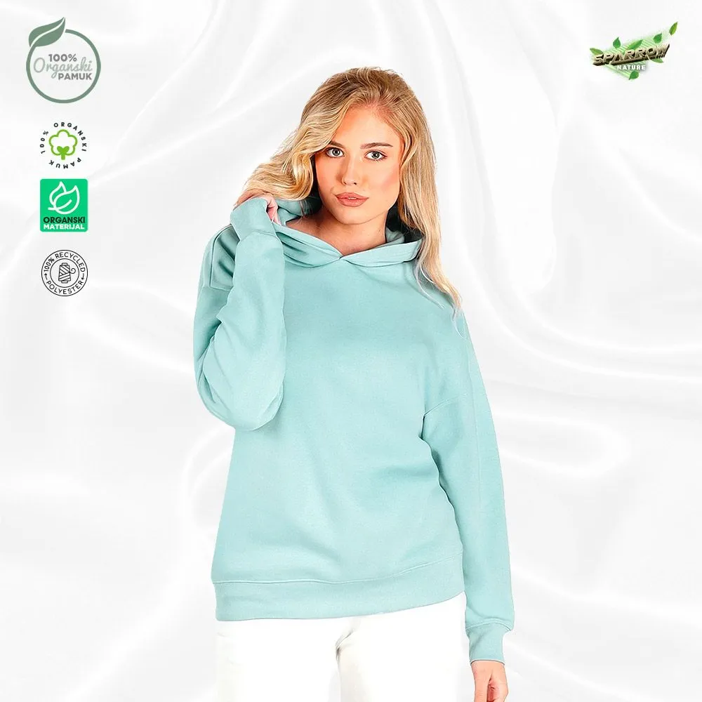 Organic oversized  duks sa kapuljačom