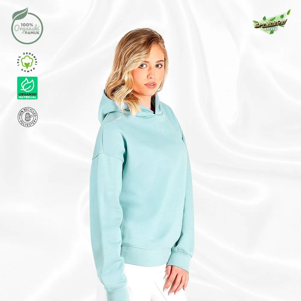 Organic oversized  duks sa kapuljačom