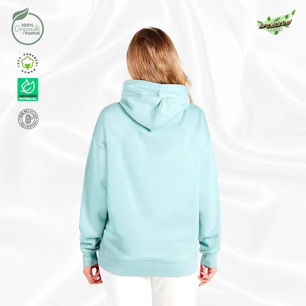 Organic oversized  duks sa kapuljačom