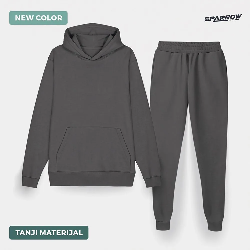 Duks sa kapuljačom i donji deo slim fit - muški ( tanji materijal )