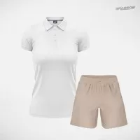 Polo majica i šorc pamučni - ženski