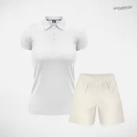 Polo majica i šorc pamučni - ženski