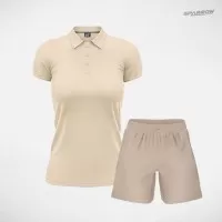 Polo majica i šorc pamučni - ženski