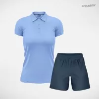Polo majica i šorc pamučni - ženski