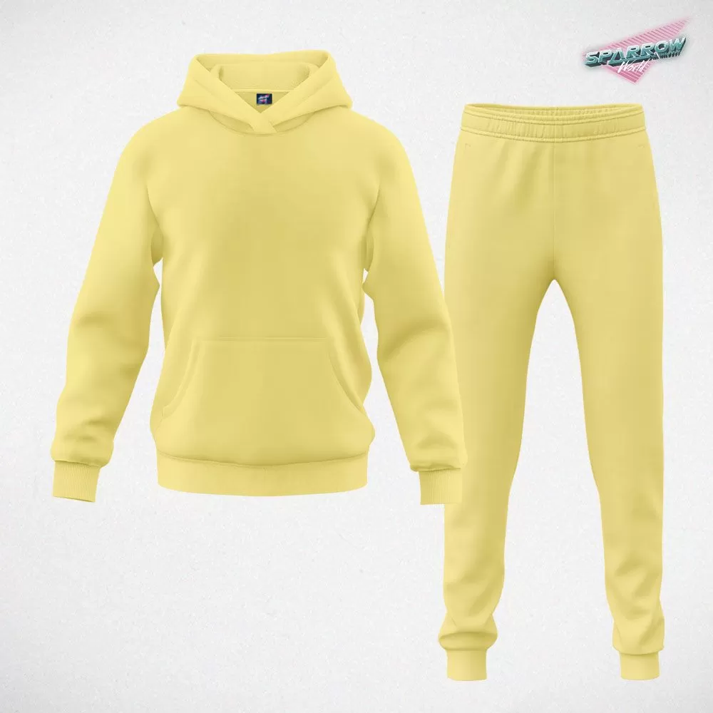 Duks sa kapuljačom i donji deo slim fit - muski